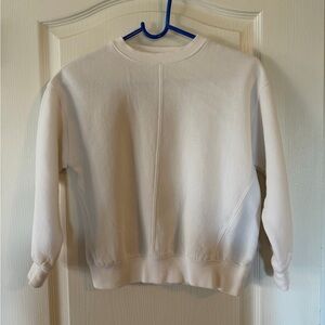 Classic White Girls Sweater